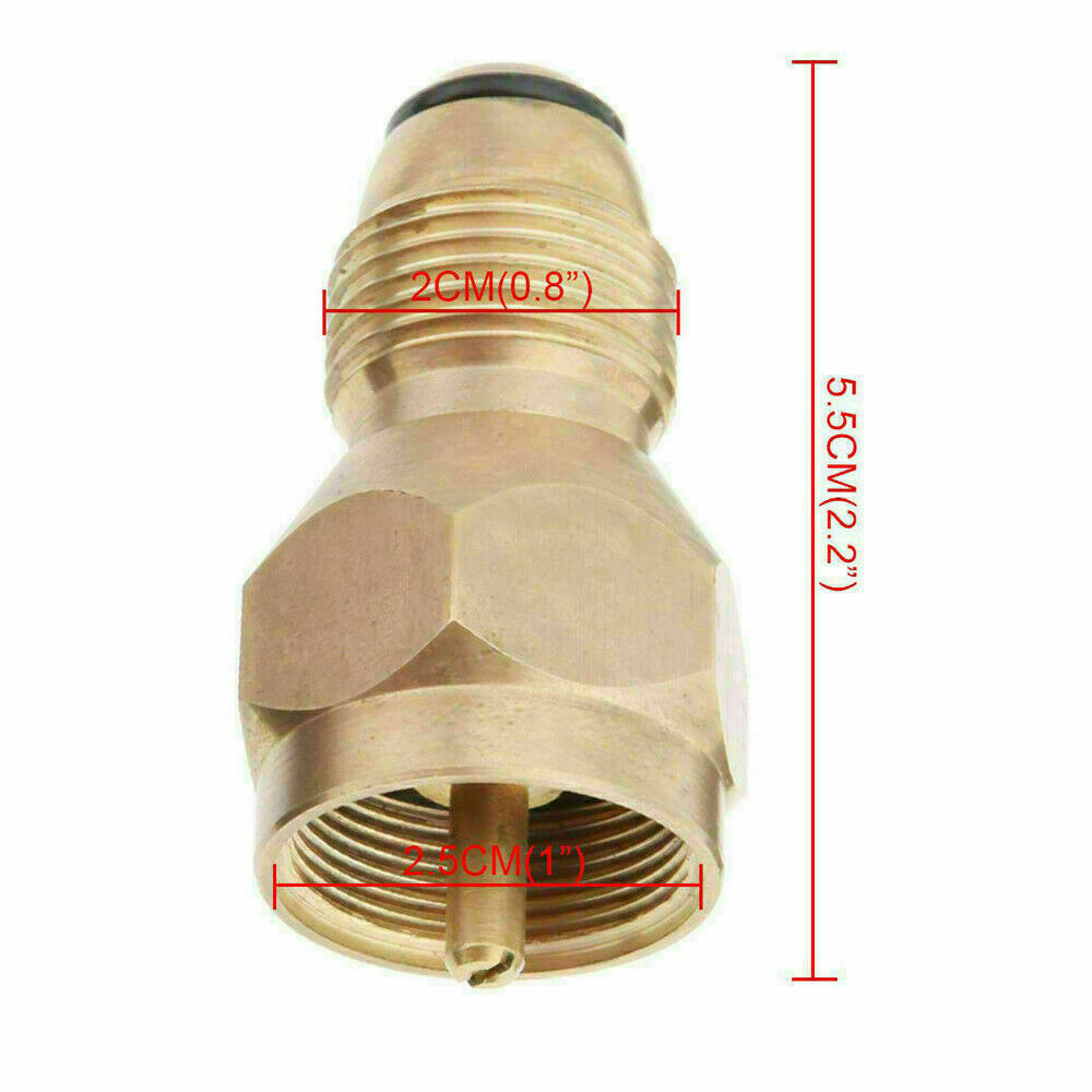 BUTANE GAS REFILL Adapter Cylinder Tank Coupler Valve For Outdoor Camping BBQ EUR 13,10