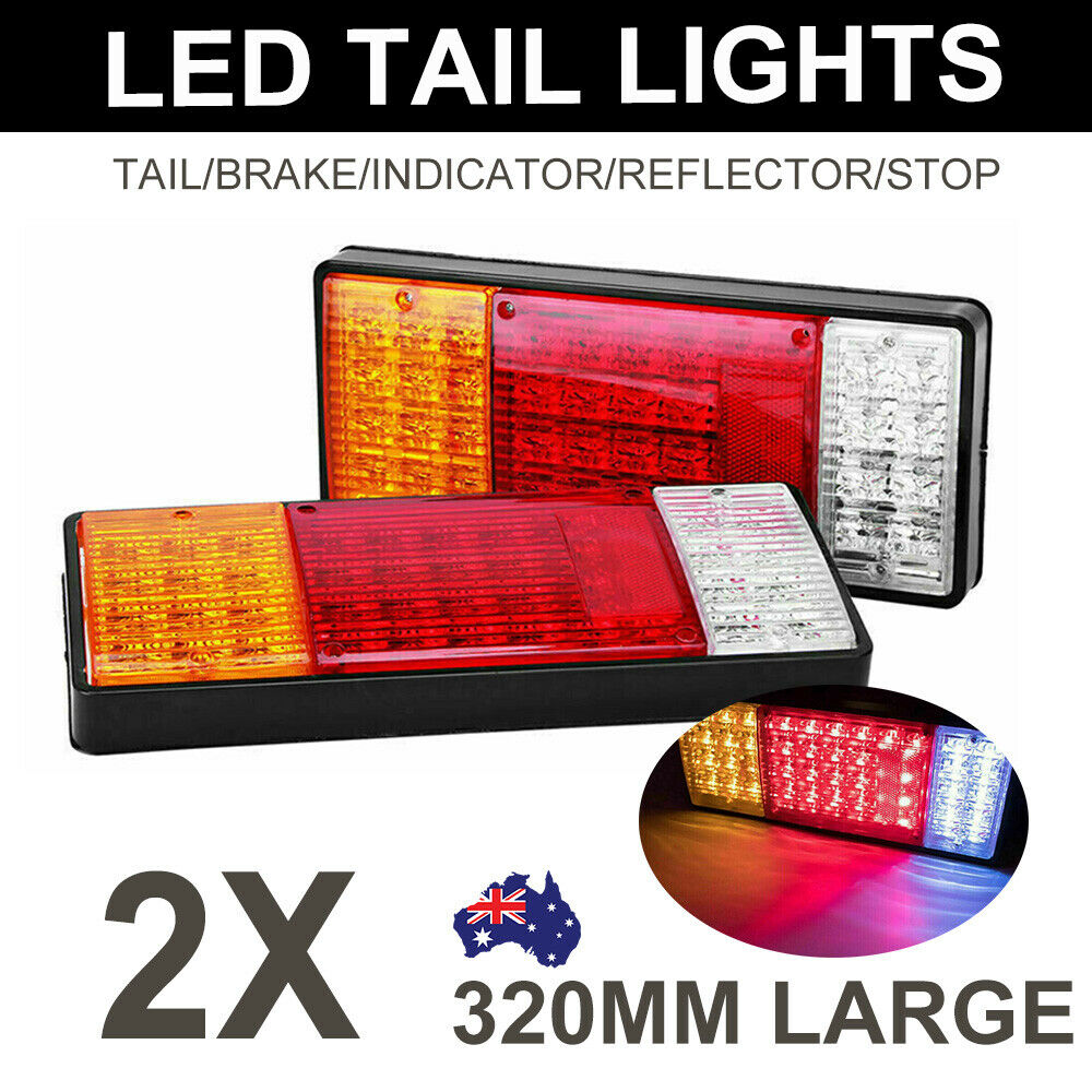 s-l1600-1232.jpg 2X 88 LED Tail Lights Trailer Ute Caravan Truck Stop Indicator rear LAMP 12V 24V